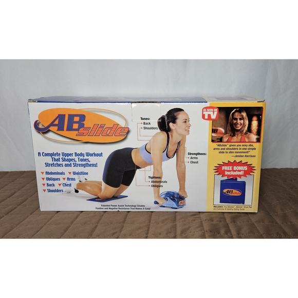 ABslide Abdominal & Upper Body Fitness Workout‎ Machine Exercise Core - Picture 4 of 8